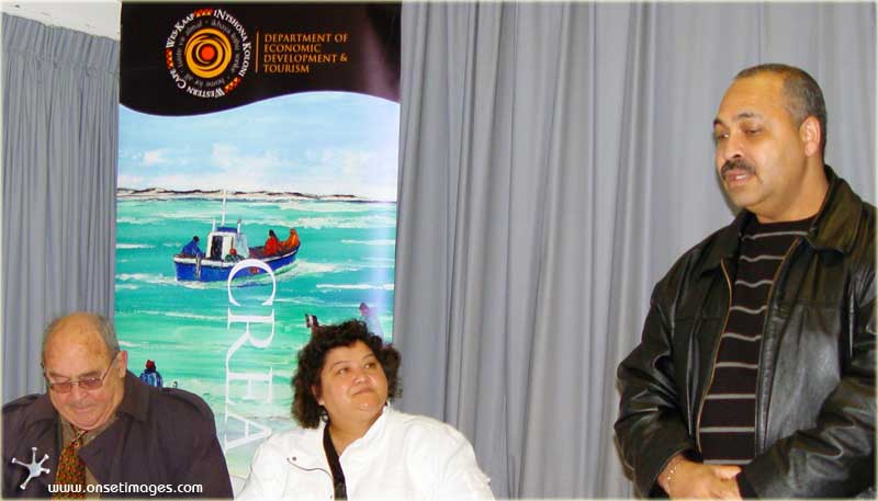 Professor Denis Goldberg, Minister Lynne Brown and Jonathan Dreyer